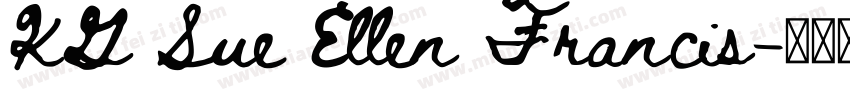 KG Sue Ellen Francis字体转换
